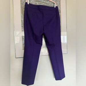 LOFT Deep Purple Slim Tailored Trousers